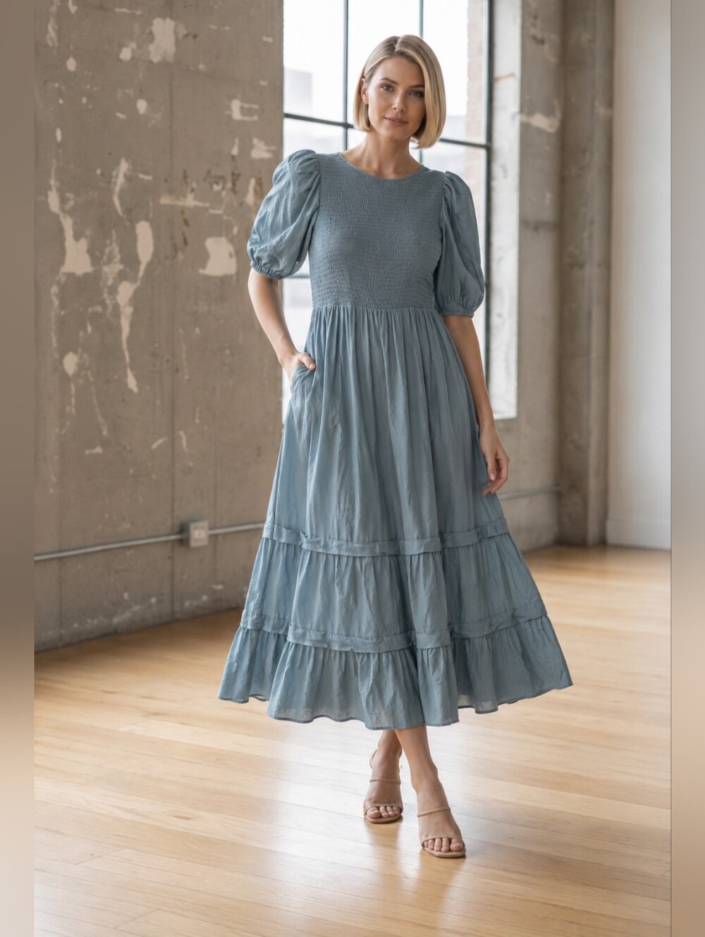 NWT Anna Cate Millie Smocked Dress Xs